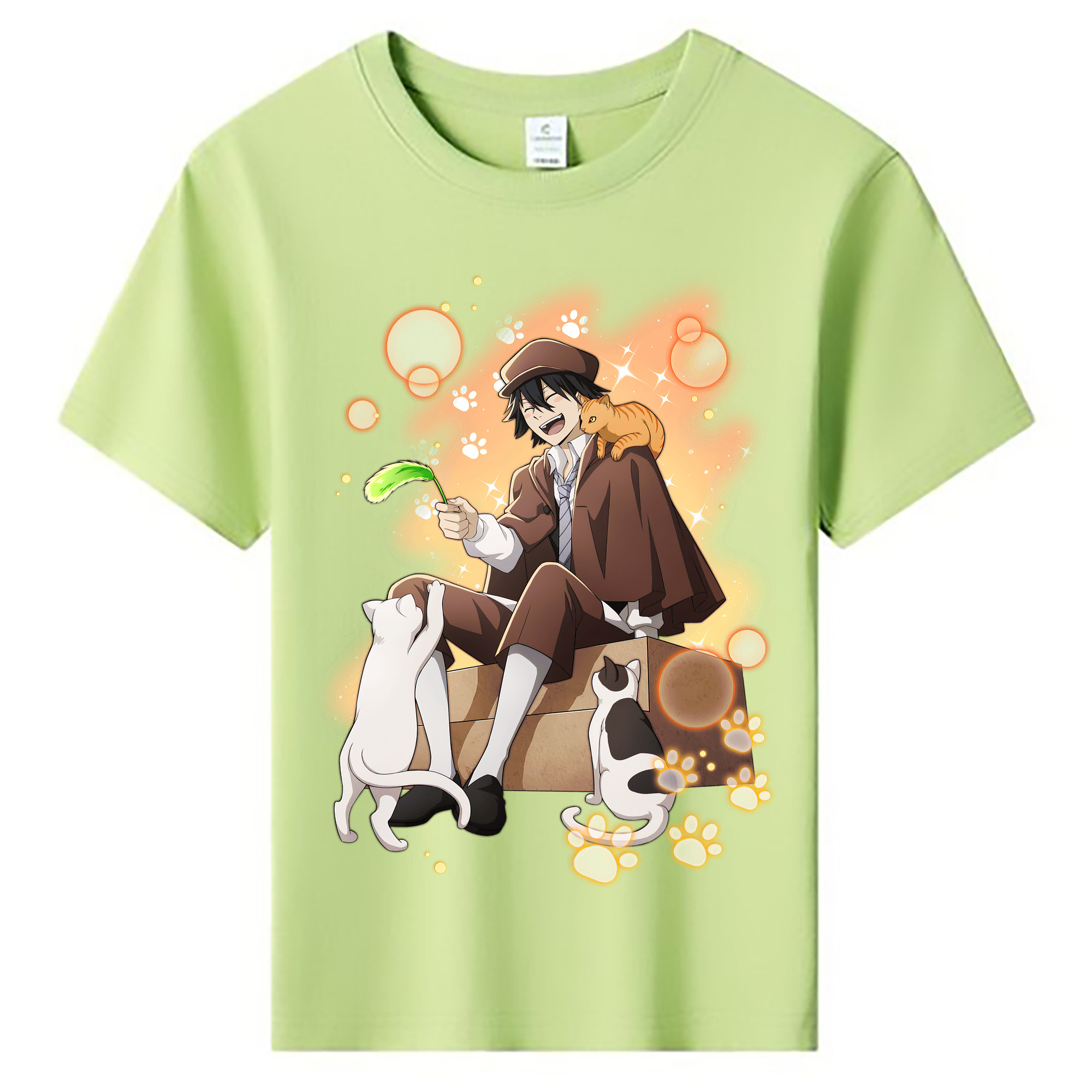 （画像用） 文豪ストレイドッグス Bungo Stray Dogs 綿100％キッズTシャツ（フロントプリント）